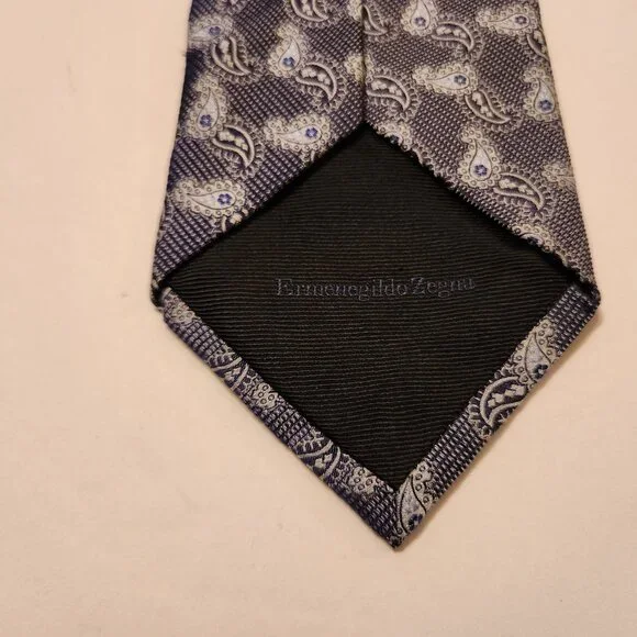 Ermenegildo Zegna men's new 100%silk tie